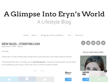 Tablet Screenshot of aglimpseintoerynsworld.com